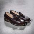 ladies leather loafers