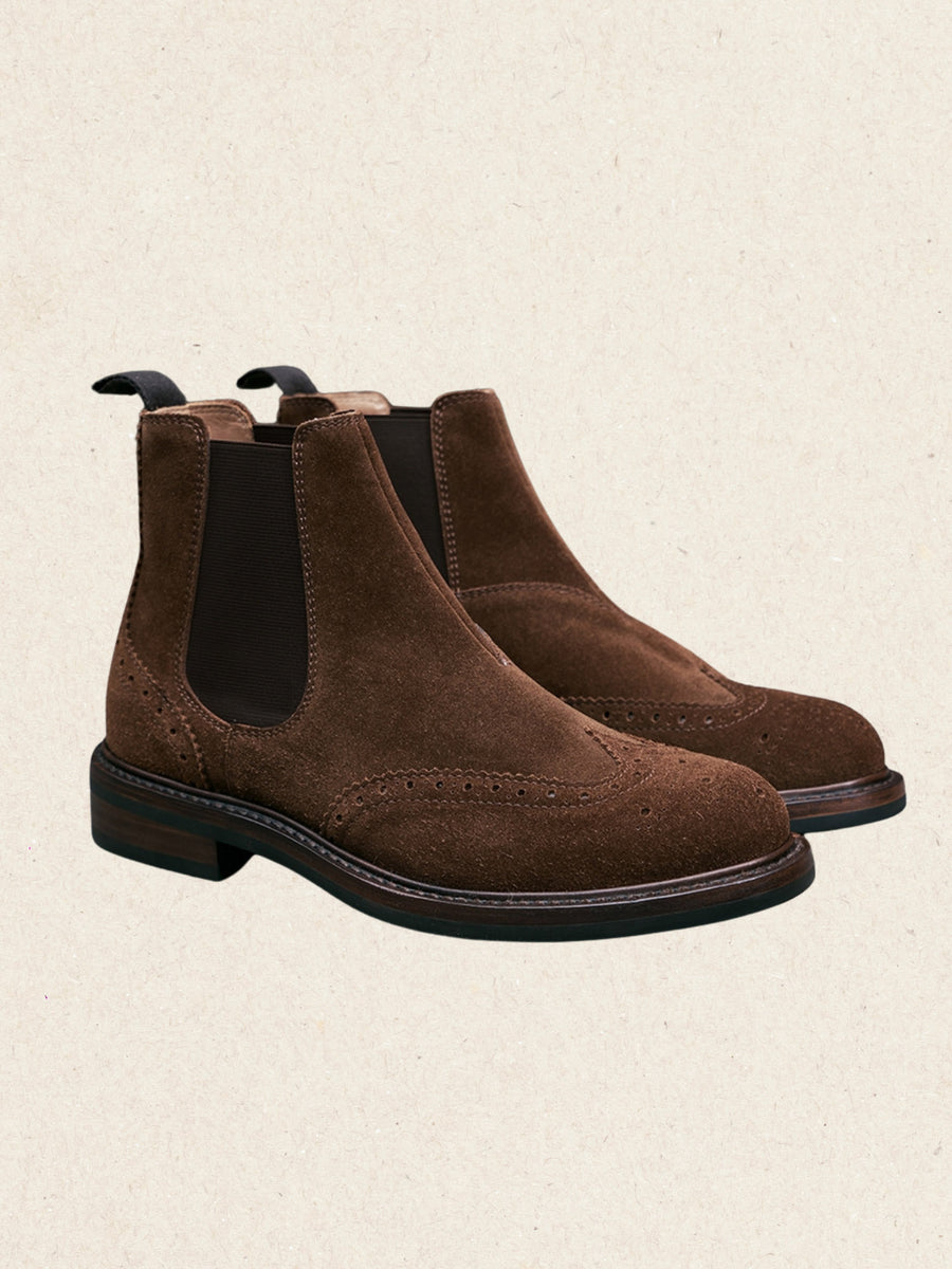 Hector Maden suede Chelsea boots