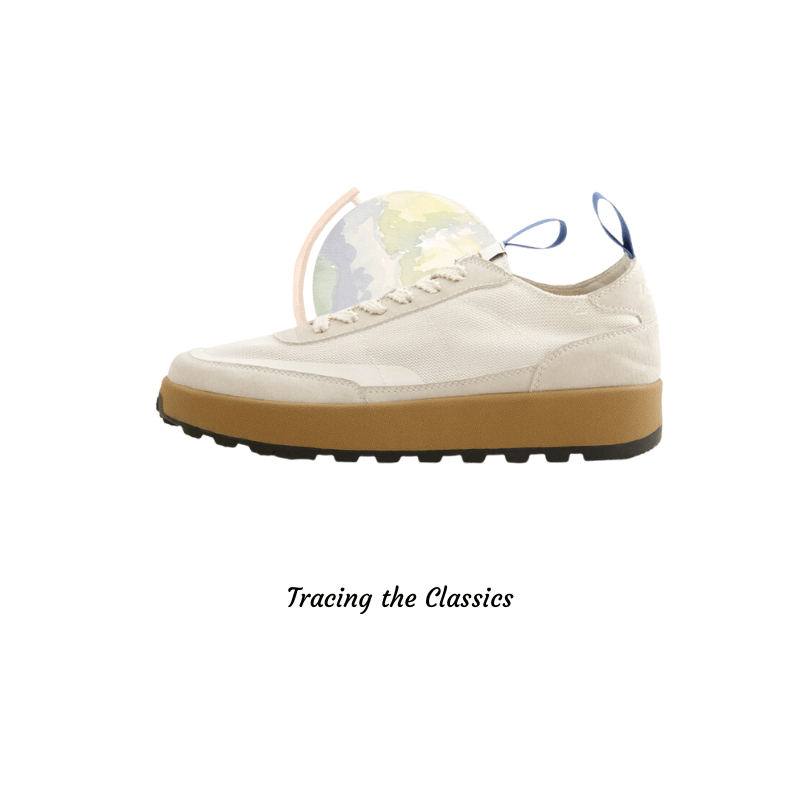 Lightweight mesh retro sneaker