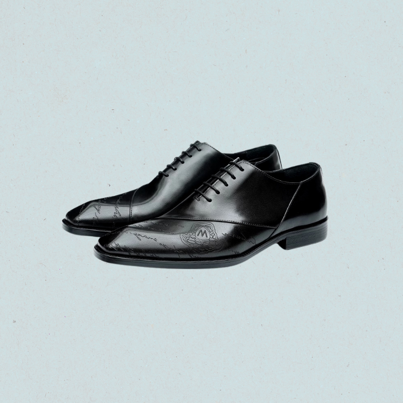 black oxford shoes