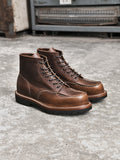 brown leather boots