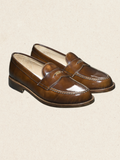 leather slip on loafers mens
