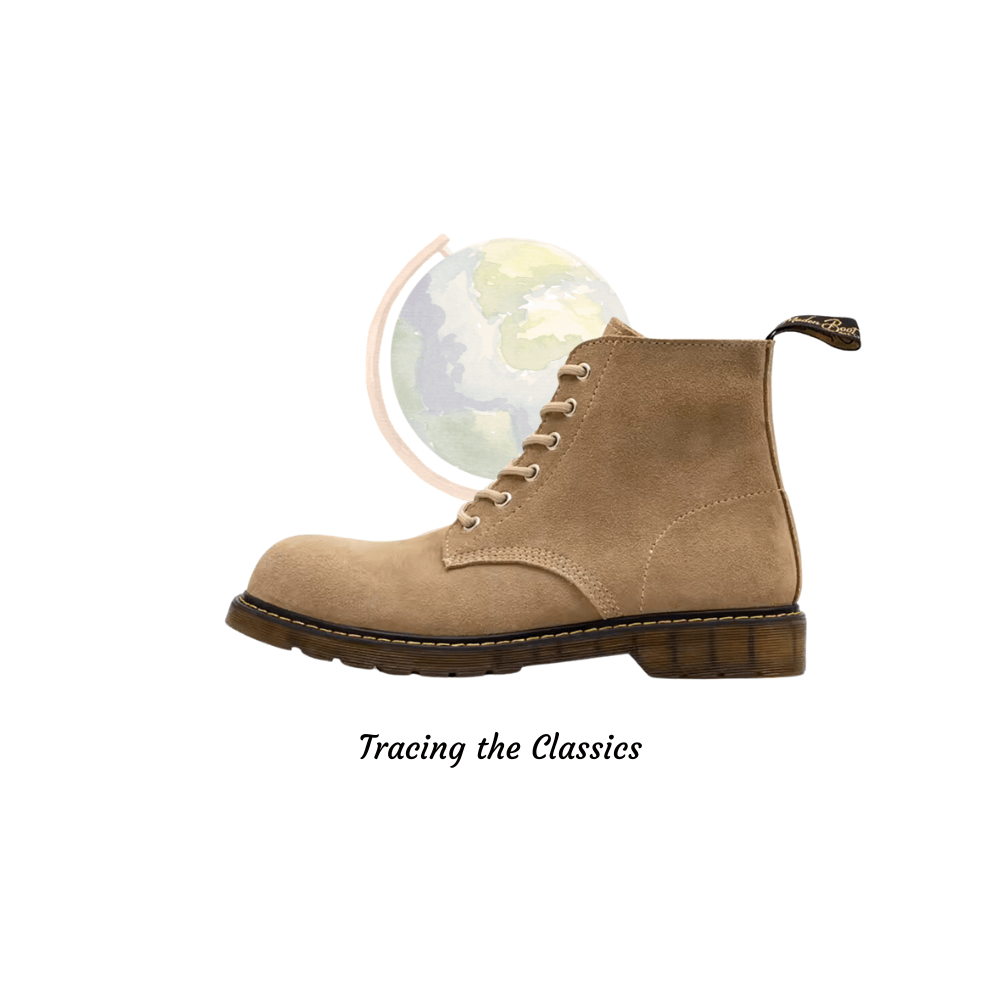 Soft Brown Suede Boots Vintage Desert Boots for street wear Urban Explorer