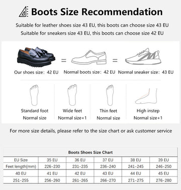 chunky loafers size recommendation