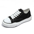 black low top shoes