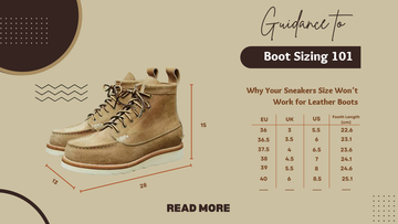 Boot Sizing 101: Why Your Sneakers Size Won’t Work for Leather Boots