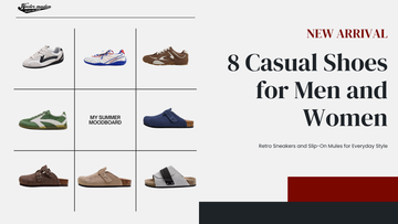 8 Casual Shoes for Men and Women: Retro Sneakers and Slip-On Mules for Everyday Style