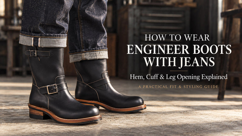 How to Wear Engineer Boots With Jeans: Hem, Cuff & Leg Opening Explained