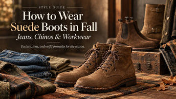 How to Wear Suede Boots in Fall: Jeans, Chinos & Workwear