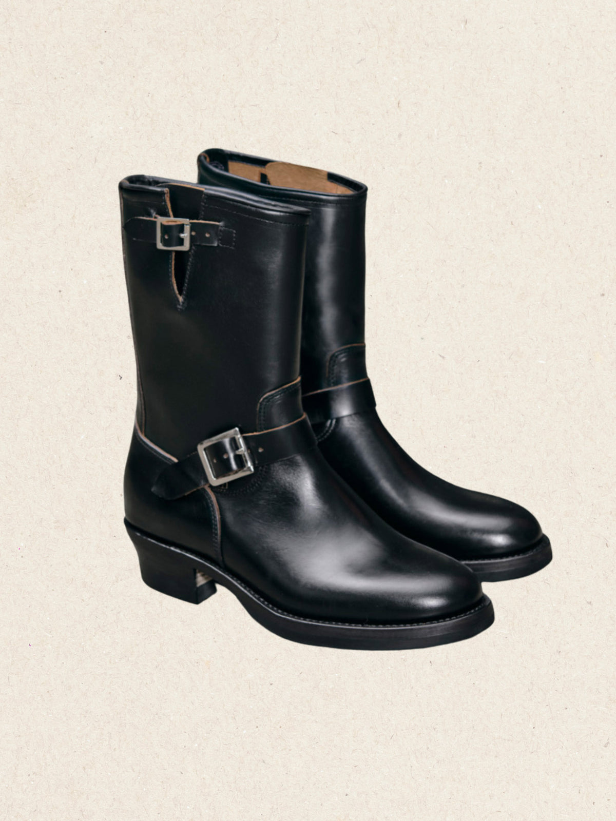 Bottes d'ingénieur pour hommes  by Hector Maden, full product view