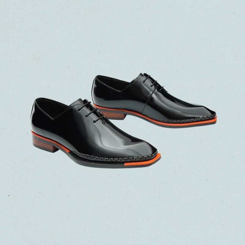 Pantheon Geometric Oxford Shoes –Italian Leather Men's Dress Shoes Pantheon Geometric Oxford Shoes –Italian Leather Men's Dress Shoes