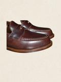 mens black leather loafers
