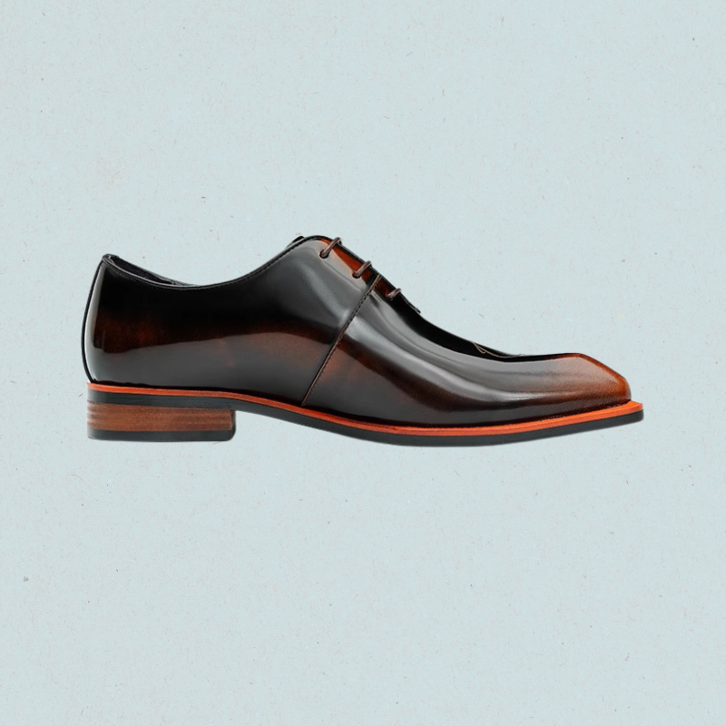 Embossed Oxford shoes