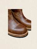 Leather Motorcycle Boots