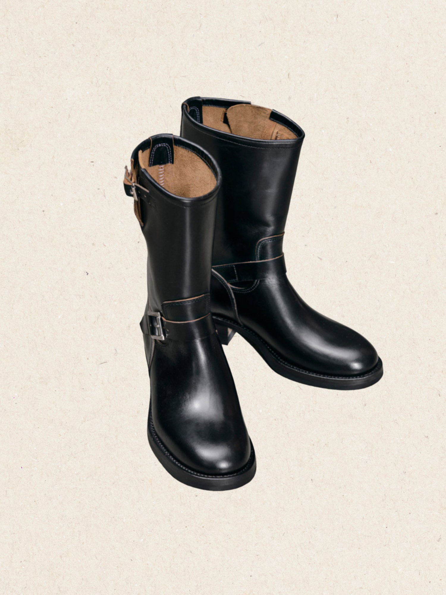 Engineer Boots for Men | Tea-Core Leather, Vibram Sole, Moto-Ready Dur