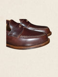 mens black leather loafers