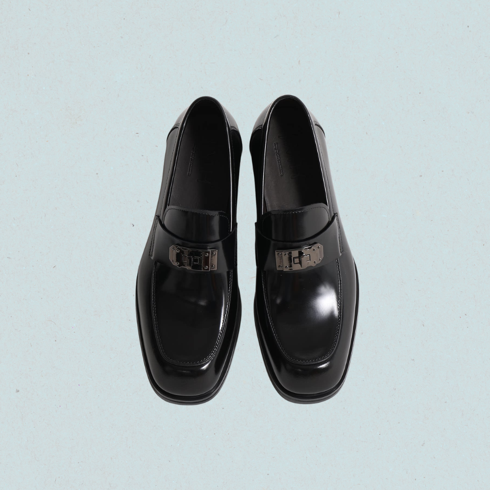 industrial chic dress loafers