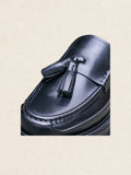 mocassins épais noirs
