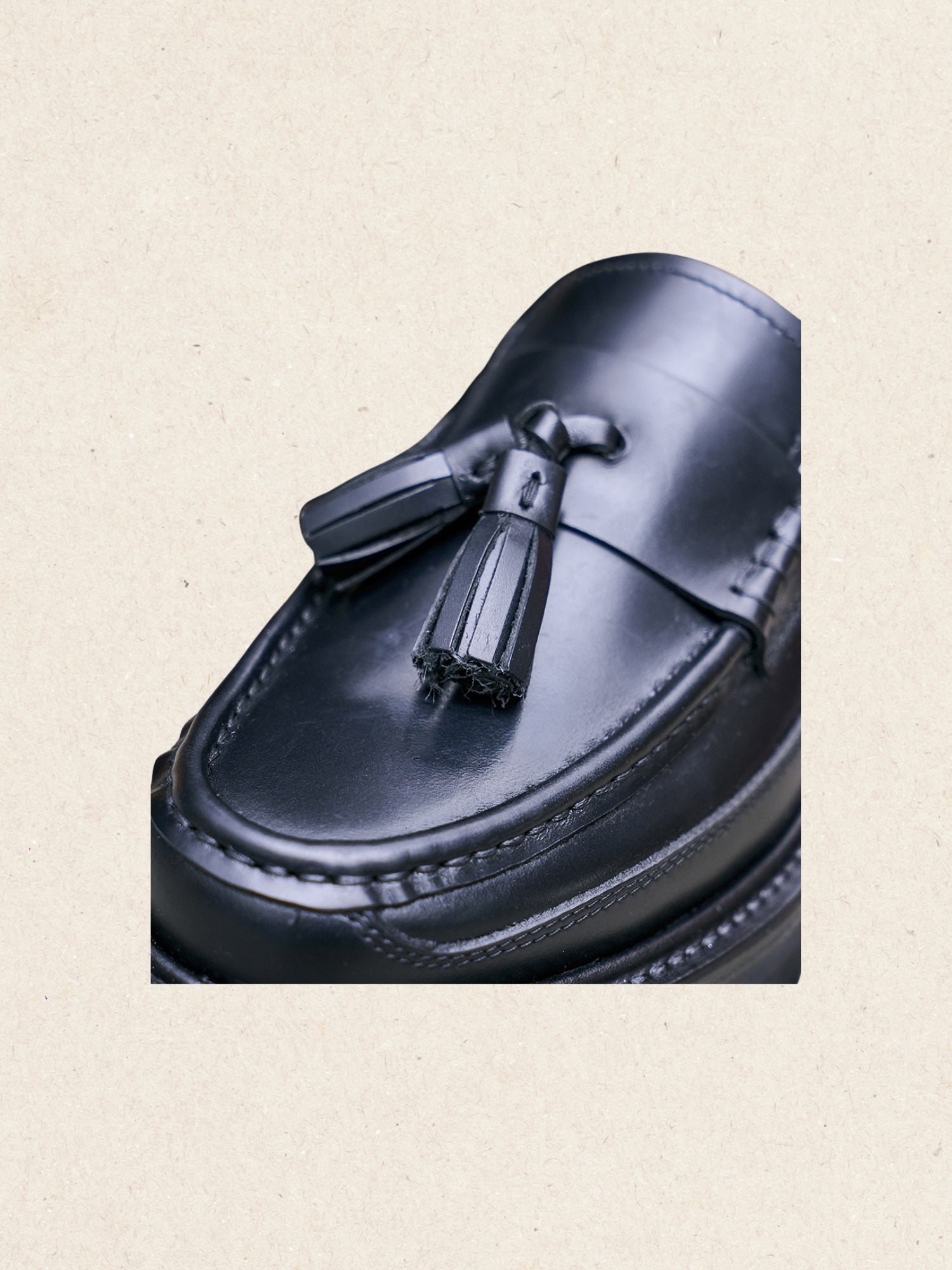 mocassins épais noirs