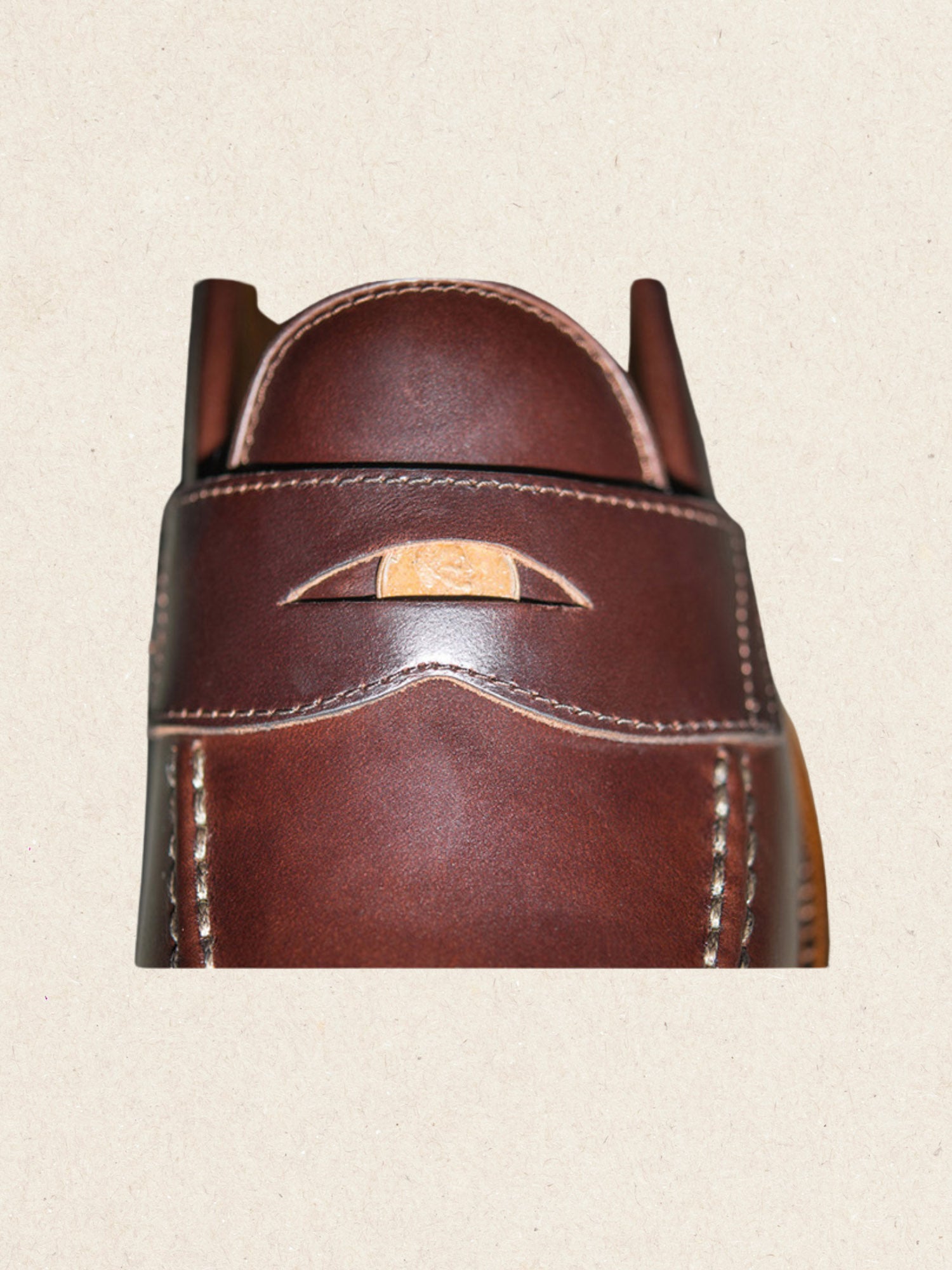 brown penny loafers men's