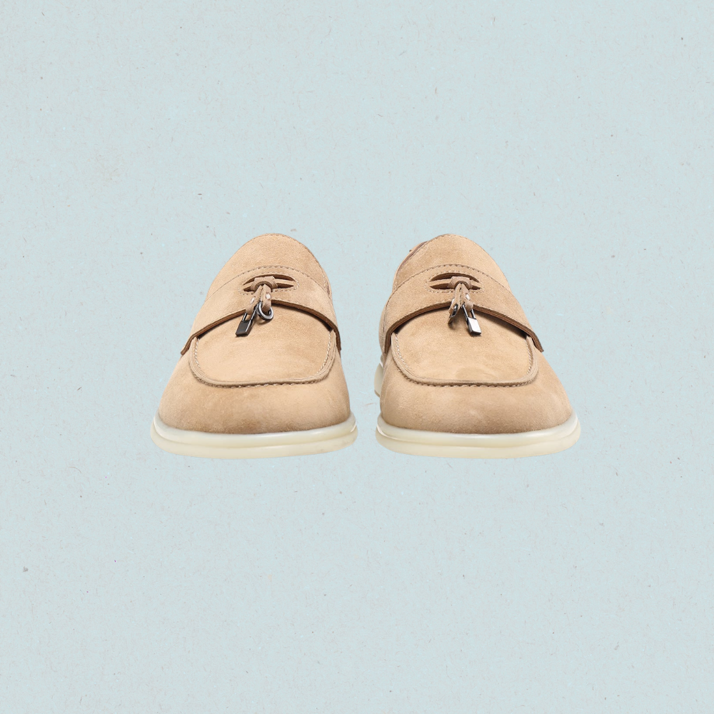 quiet luxury suede shoes