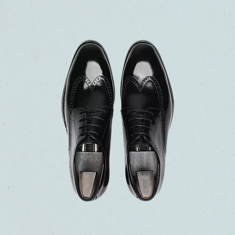 formal men's shoes black