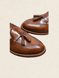ladies leather loafers