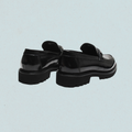 mens chunky platform loafers