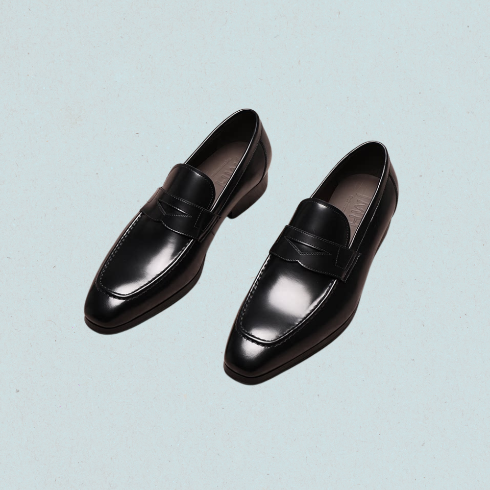 Classic Apron Toe Penny Loafers | Heritage Leather Shoes