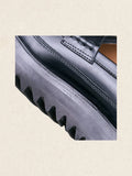 mocassins noirs pour hommes
