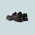 minimalist chunky platform loafers
