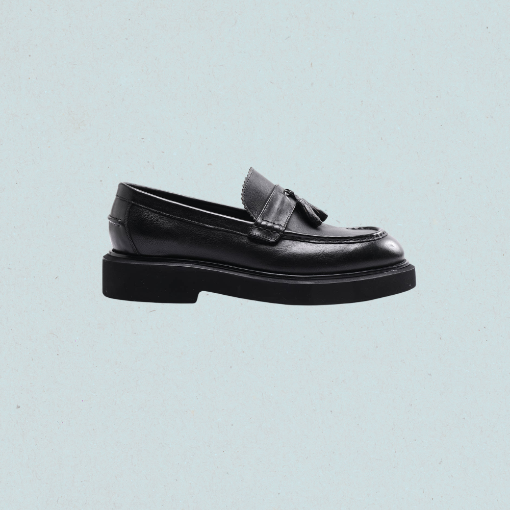 mens lug sole kiltie loafers
