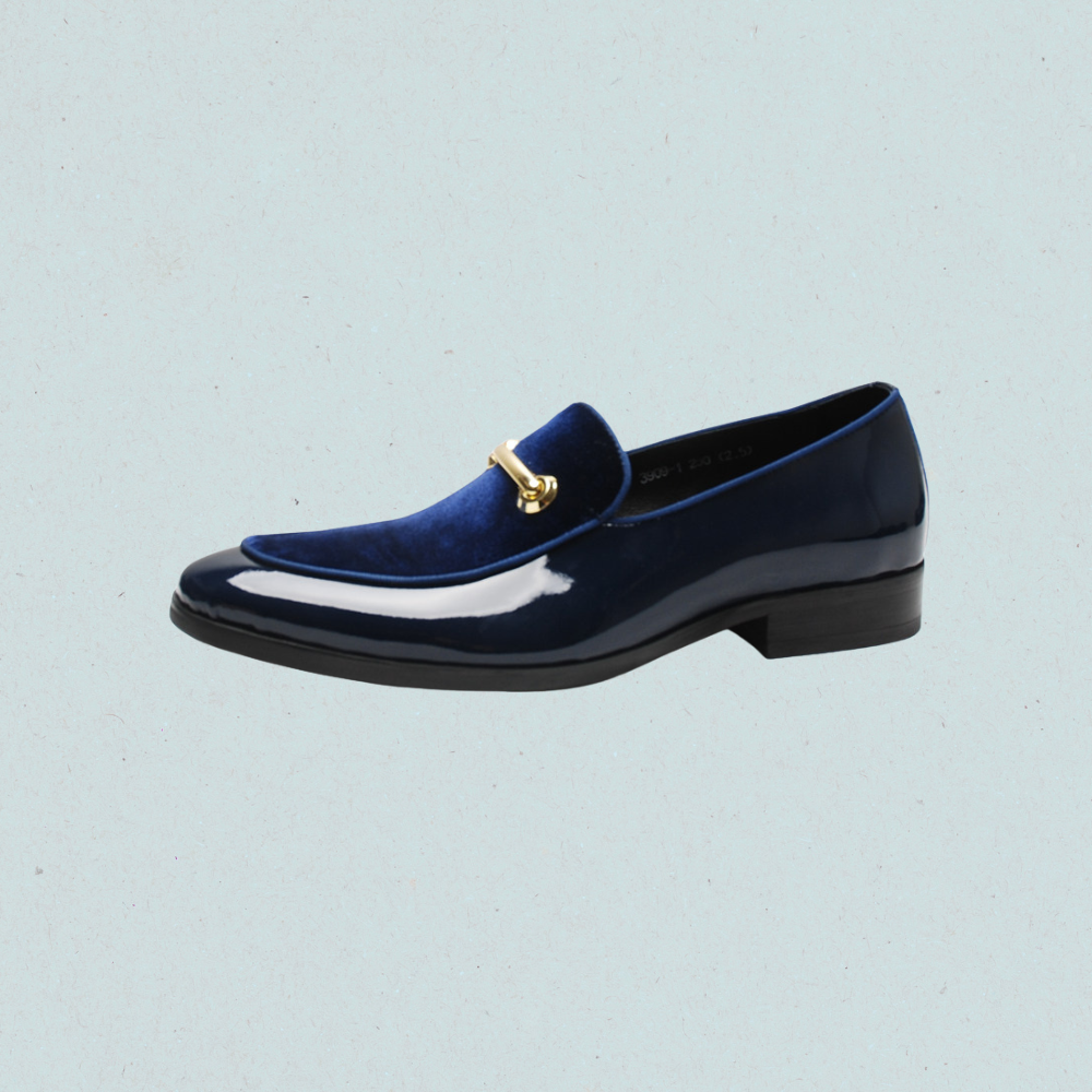 Royal Velvet Bit Loafers