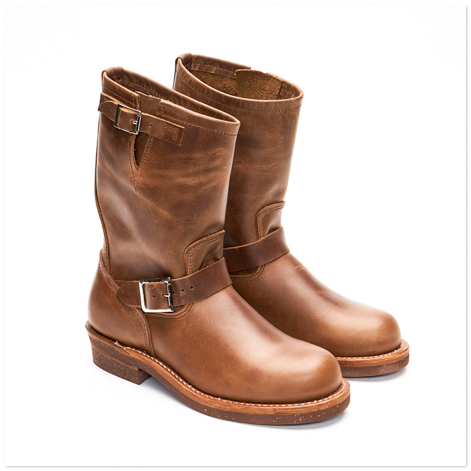 Heritage Engineer Boots | Tea-Core Leather, Goodyear Welt – Men's