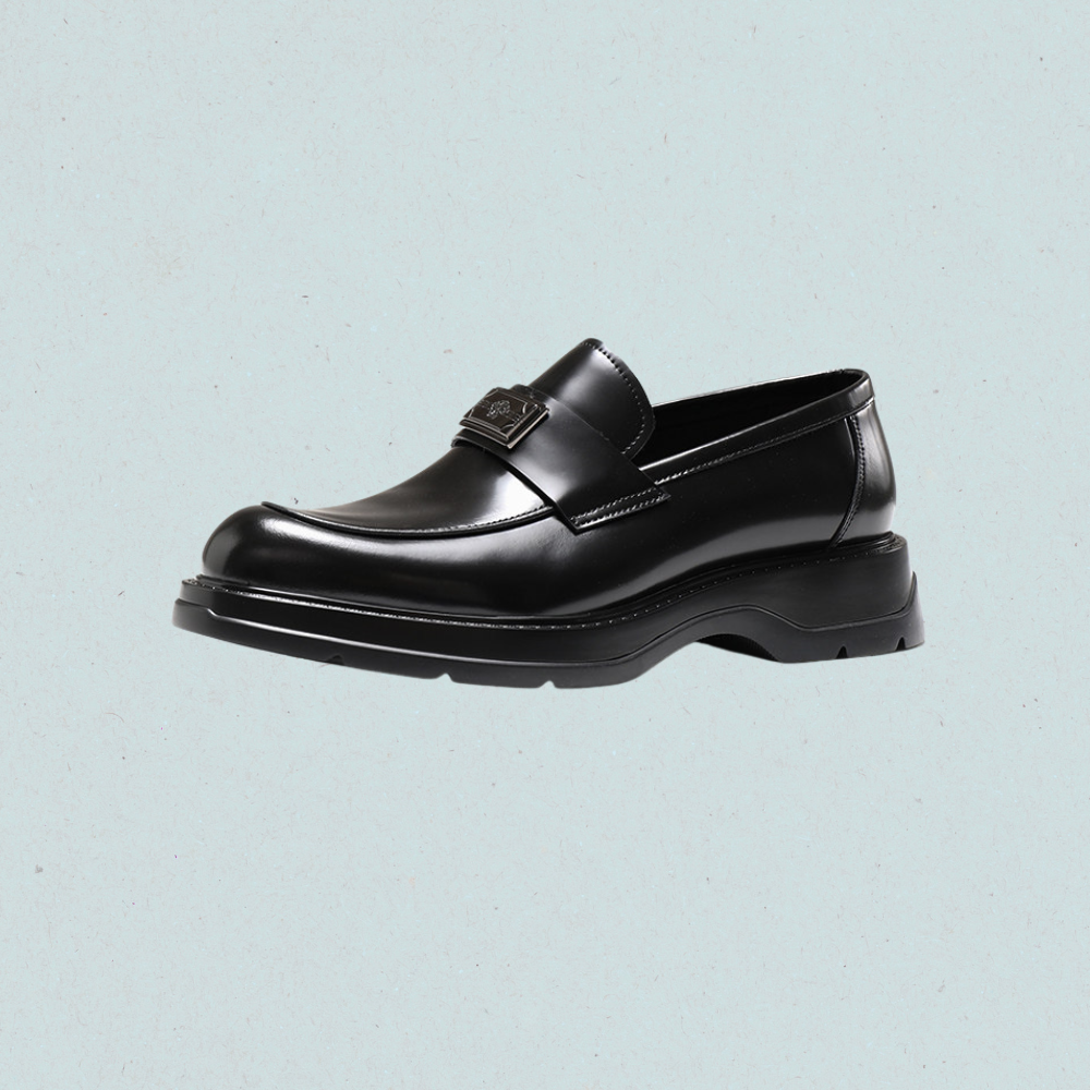 streamlined platform loafers