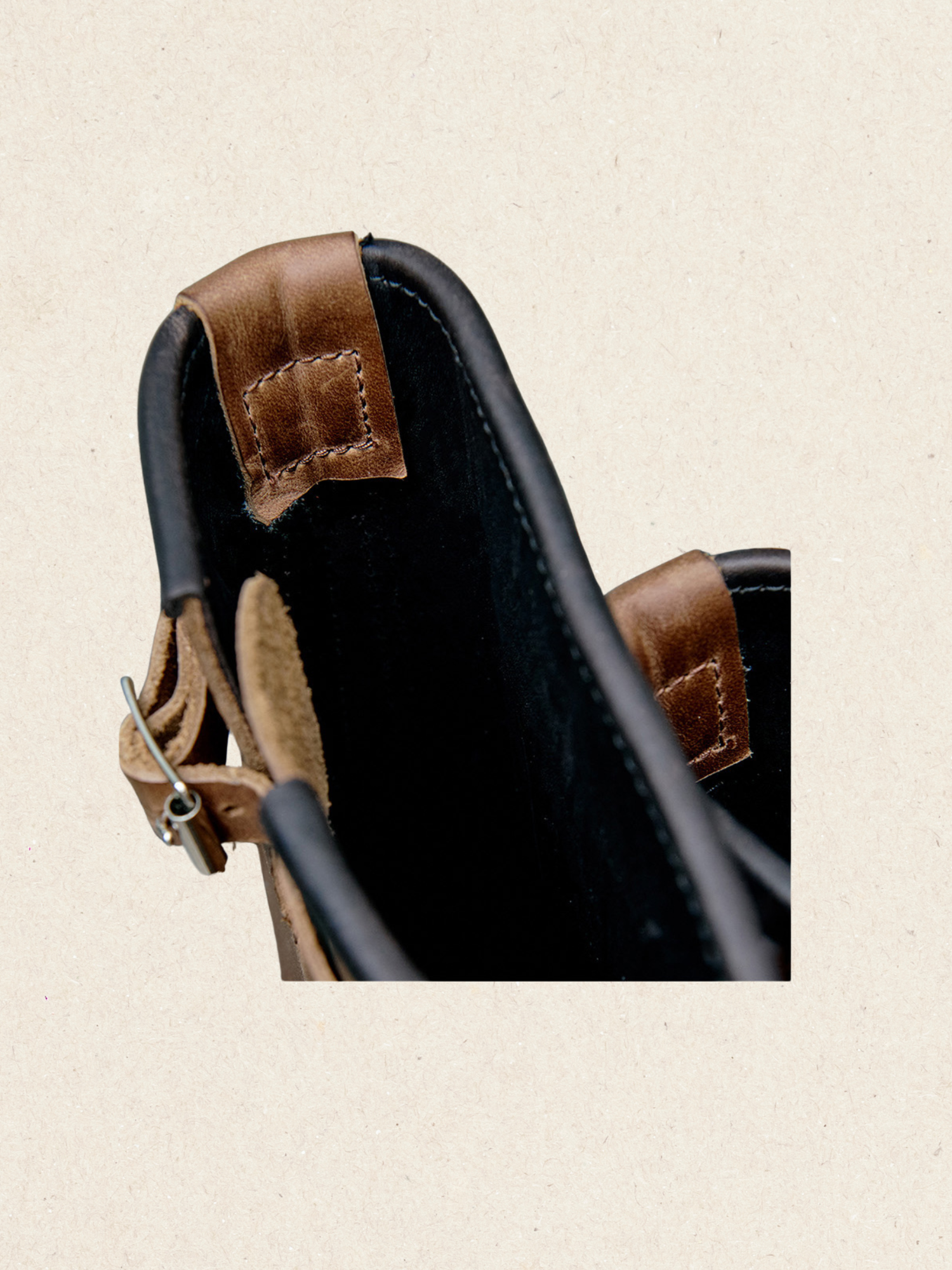 brown riding boots