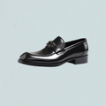 soft square toe leather shoes