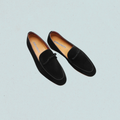 mens bow detail loafers