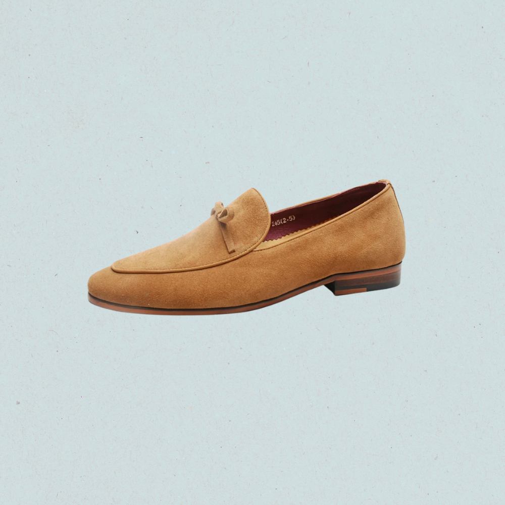 suede loafers
