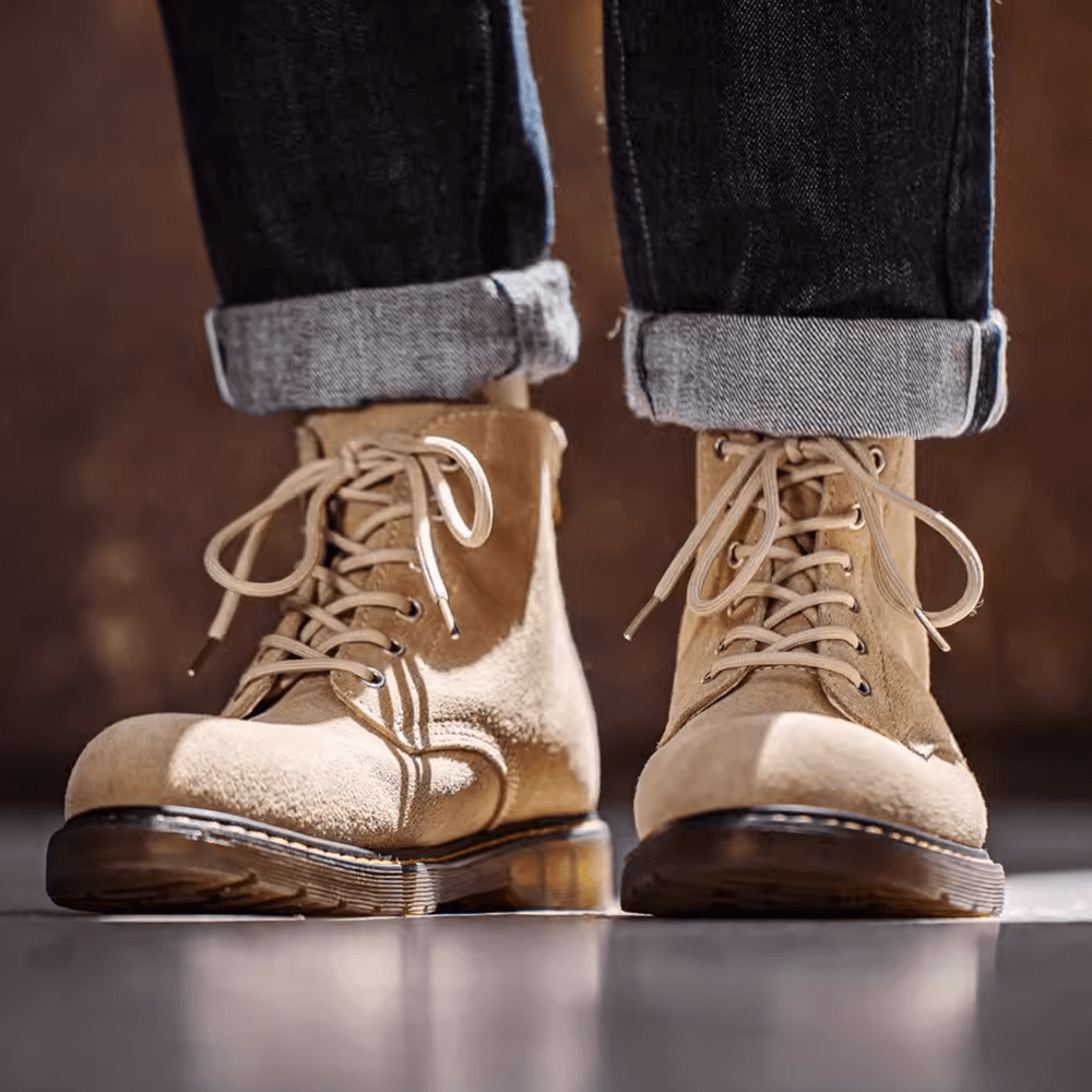 Versatile Suede Boots Style | Hector Maden Retro Boots