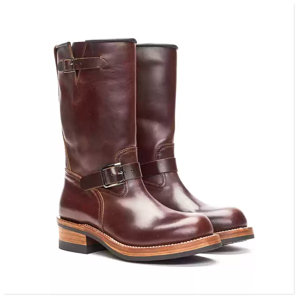 Leather Motorcycle Boots