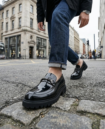 chunky bit loafers