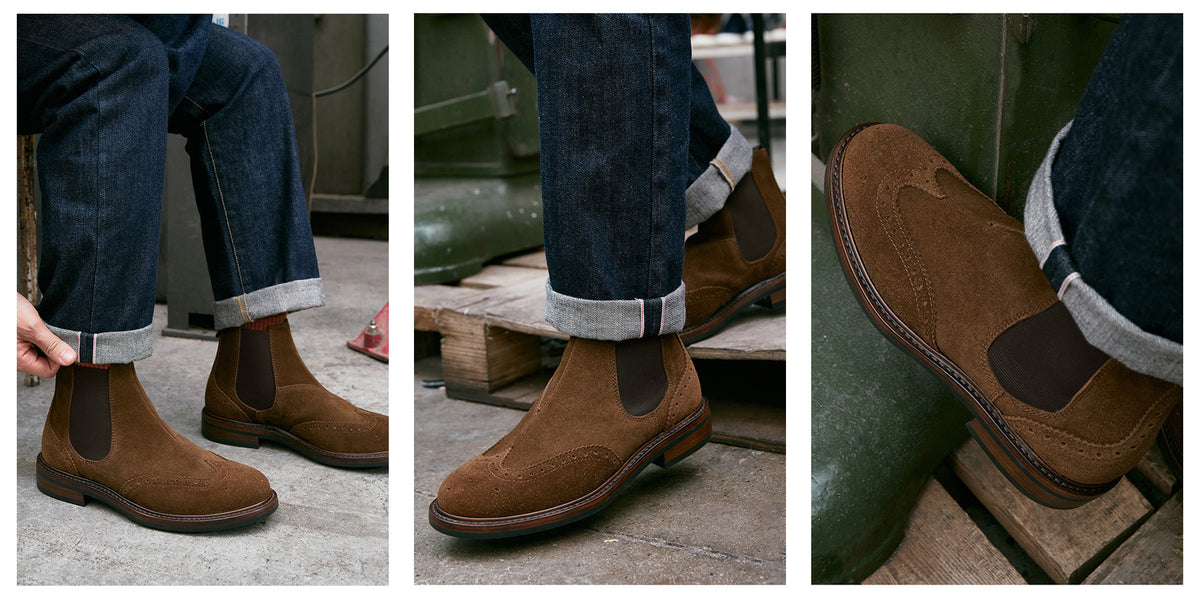 Orion Suede Chelsea Boots – Premium Men’s Chelsea Boots in Brown