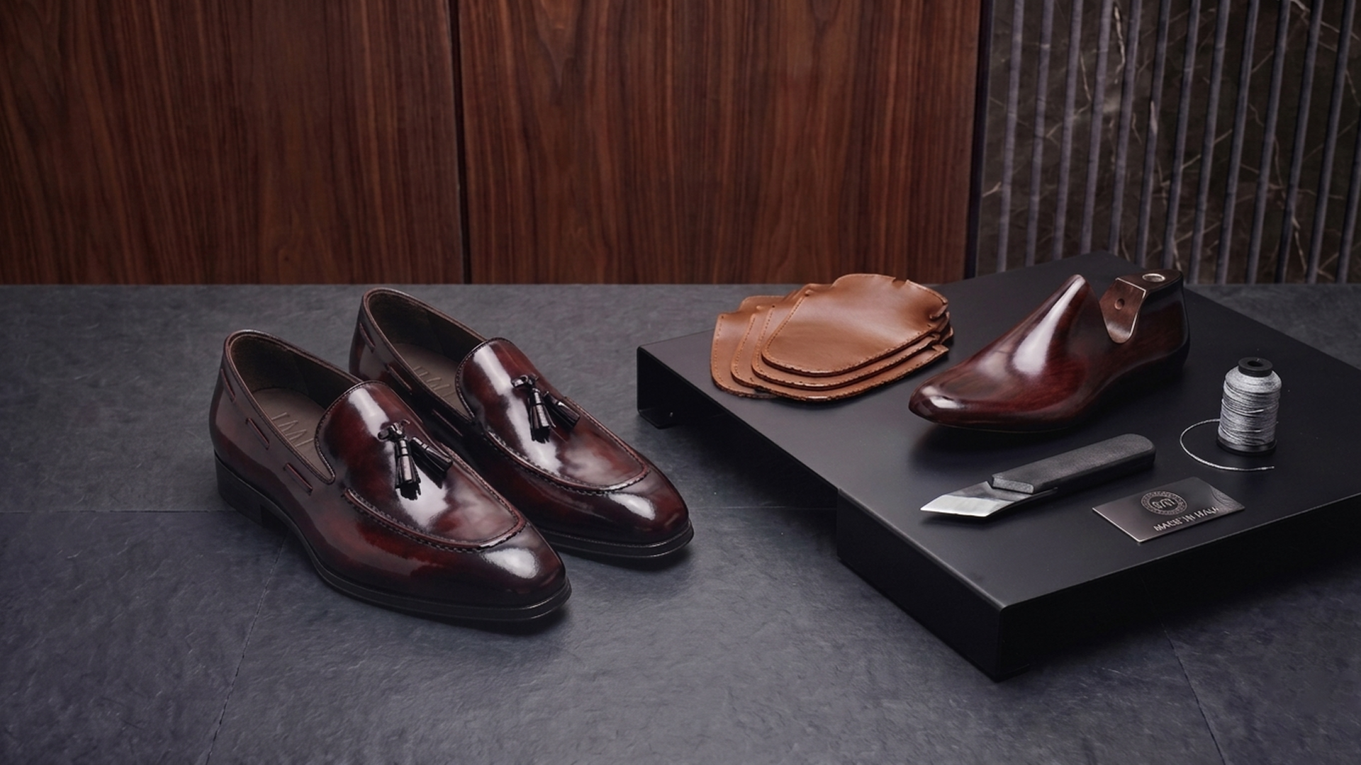 Vintage Tassel Loafers | Italian Style Leather Shoes