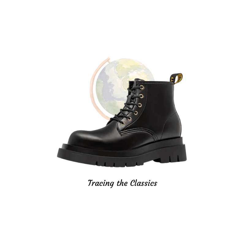 Black Combat Boots For Men