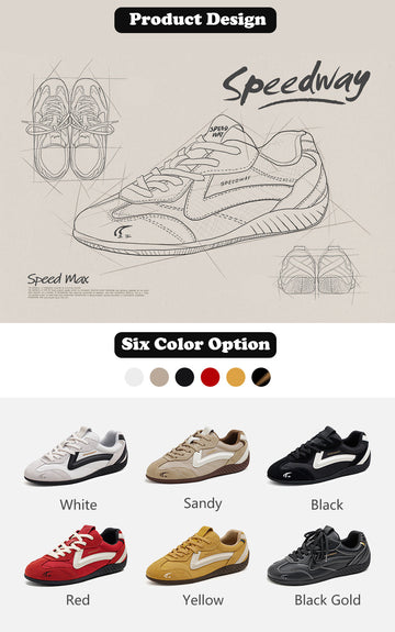 retro style sneakers side profile in a low-top silhouette