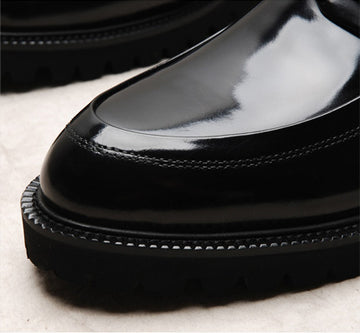 mens elevated leather shoes