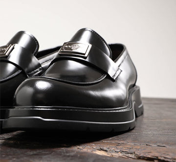 mens contemporary platform loafers