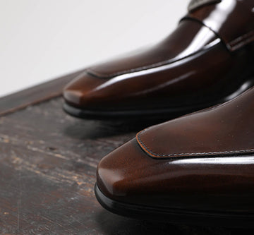 mens square toe slip ons