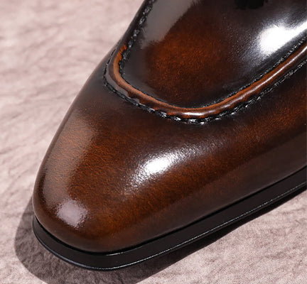 Vintage Tassel Loafers | Italian Style Leather Shoes